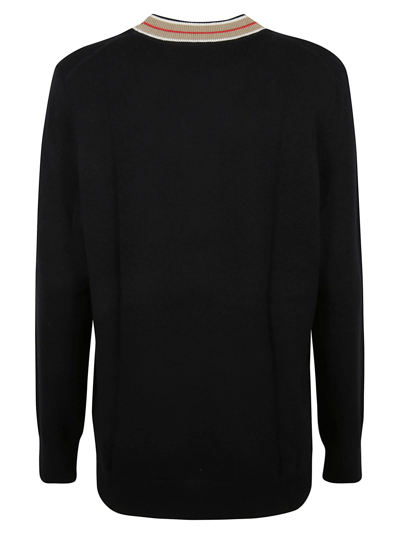 Shop Burberry Tilda Sweater In Black