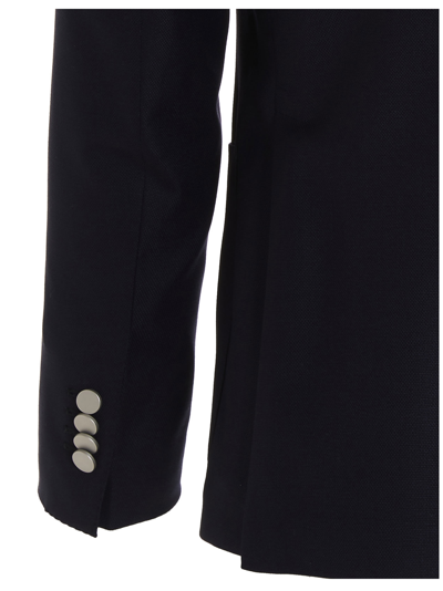 Tagliatore Single-breasted Wool-cashmere Blazer In Blue