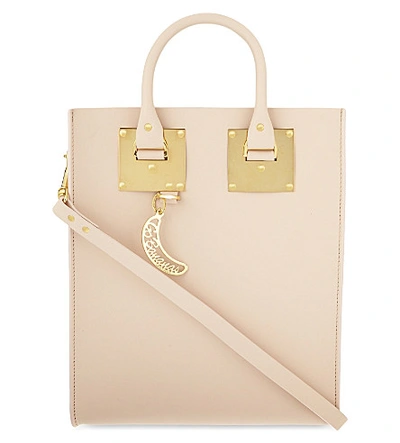 Sophie Hulme Albion Mini Go Bananas Tote Bag, Blossom In Blossom Pink