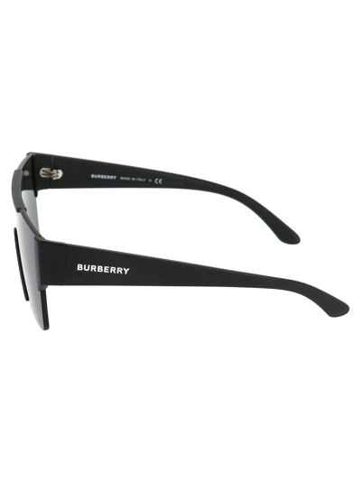 Shop Burberry Eyewear 0be4291 Sunglasses In 346487 Matte Black