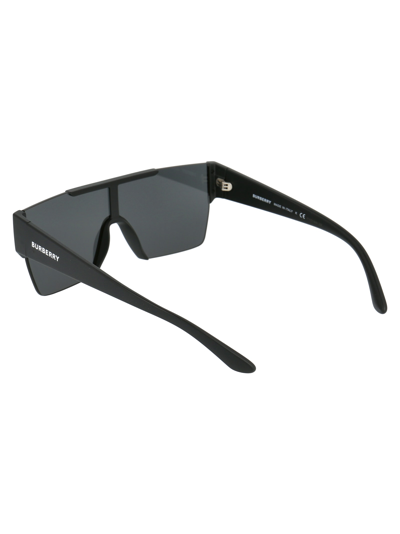 Shop Burberry Eyewear 0be4291 Sunglasses In 346487 Matte Black