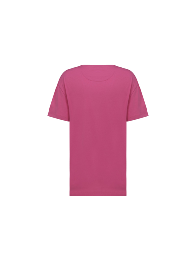 Shop Valentino T-shirt In Eclectic Pink