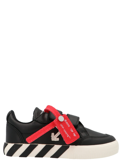 Shop Off-white Low Vulcanized Shoes In Black & White