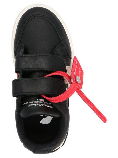 Shop Off-white Low Vulcanized Shoes In Black & White