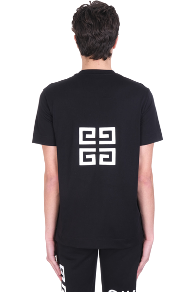 Logo-embroidered Cotton-jersey T-shirt In Black