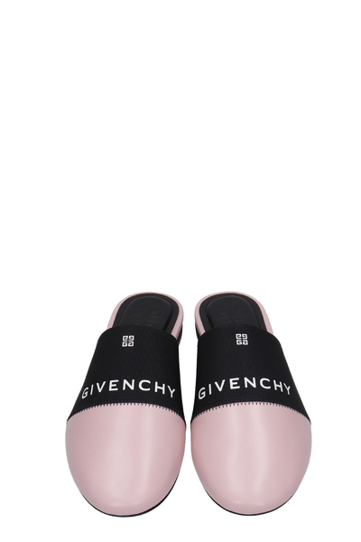 Shop Givenchy Loafers In Rose-pink Leather