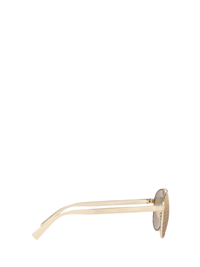 Shop Versace Ve2209 Pale Gold Sunglasses