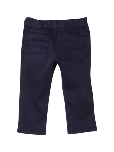 Shop Moschino Newborn Blue Trousers