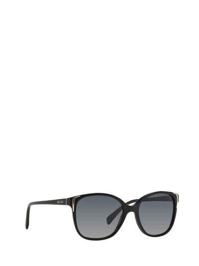 Shop Prada Eyewear Pr 01os Black Sunglasses