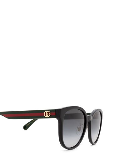 Shop Gucci Gg0854sk Black Sunglasses