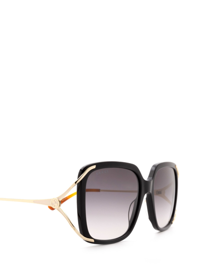 Shop Gucci Gg0647s Black Sunglasses