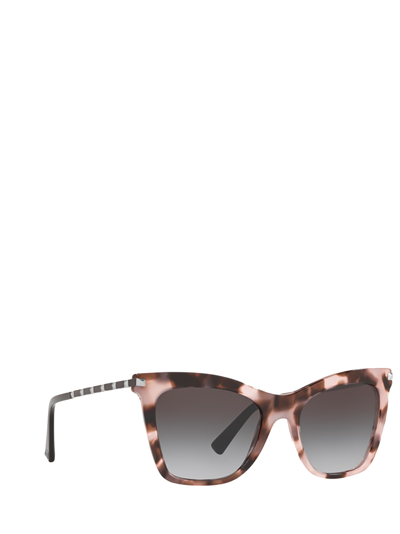 Shop Valentino Eyewear Va4061 Pink Havana Sunglasses