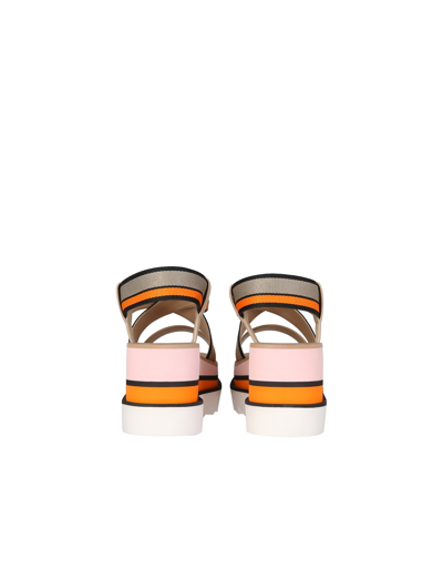 Shop Stella Mccartney Elyse Sandals In Multicolor