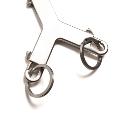 Shop Rick Owens Cerberus Keychain In Silver