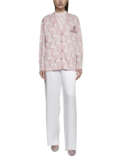 Shop Lanvin Cardigan In Pink