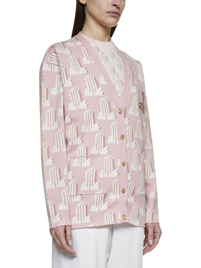 Shop Lanvin Cardigan In Pink