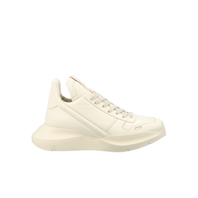 Shop Rick Owens Man Geth Runner In Milk