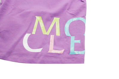 Shop Moncler Short-sleeved T-shirt In Viola