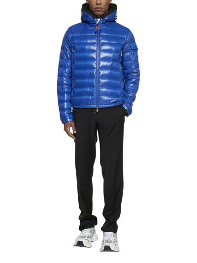 Shop Moncler Down Jacket In Blue