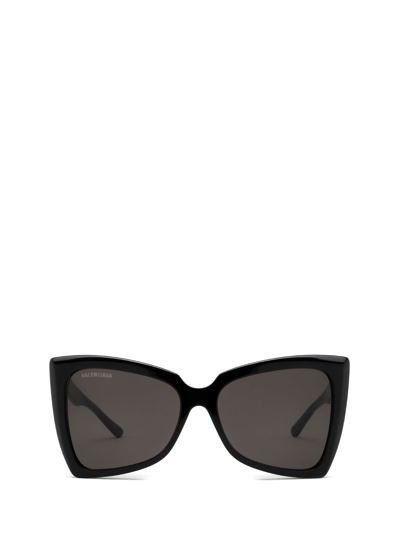 Shop Balenciaga Bb0174s Black Sunglasses