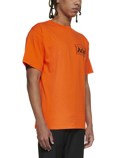 Shop Aries T-shirt In Orange