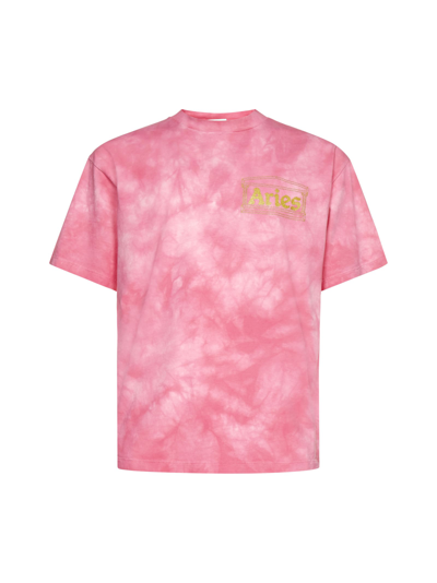 Shop Aries T-shirt In Pink