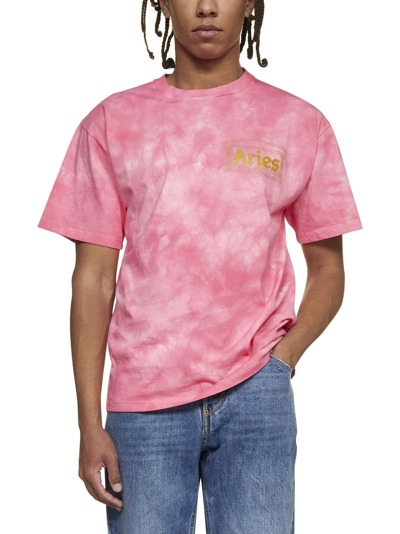 Shop Aries T-shirt In Pink