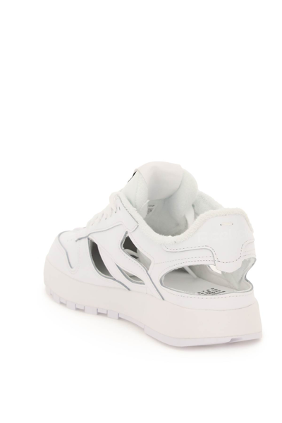 Shop Maison Margiela Mm X Reebok Classic Tabi Decortique Low Sneakers In White (white)