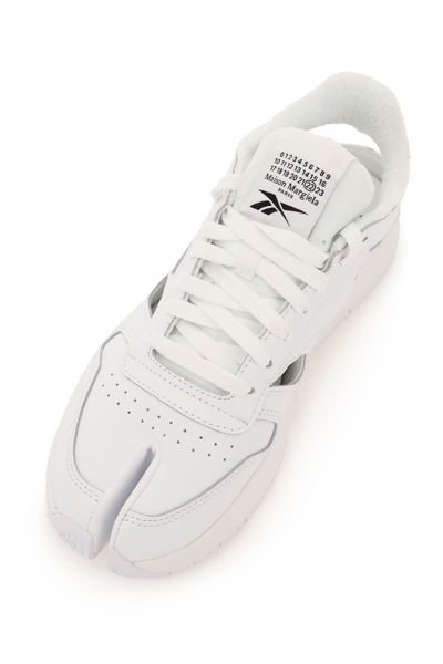 Shop Maison Margiela Mm X Reebok Classic Tabi Decortique Low Sneakers In White (white)