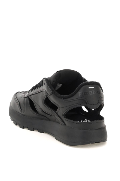 Shop Maison Margiela Mm X Reebok Classic Tabi Decortique Low Sneakers In Black (black)