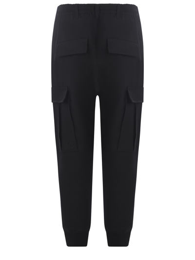 Shop Y-3 Pantaloni  In Nylon In Nero