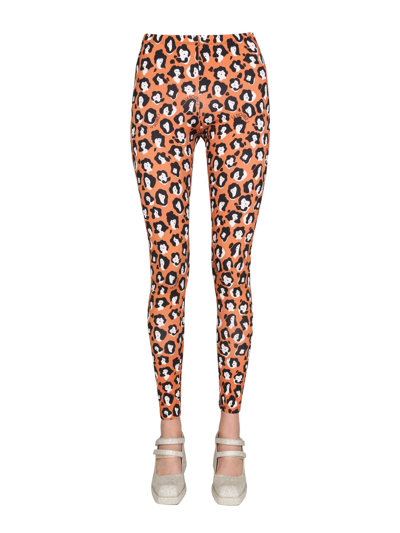 Shop La Doublej Lady Leopard Leggings In Multicolor
