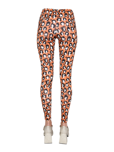 Shop La Doublej Lady Leopard Leggings In Multicolor