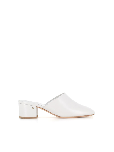 Shop Laurence Dacade Sabot Daria In White