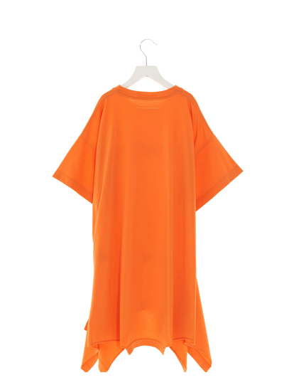 Shop Mm6 Maison Margiela Dress In Orange