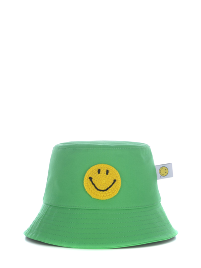 Shop Philosophy Di Lorenzo Serafini Cappello Bucket  Smile In Cotone In Verde