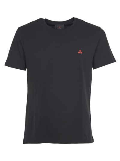 Shop Peuterey Black Cotton T-shirt