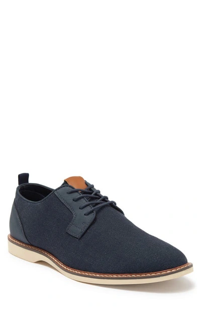 Shop Abound Sean Canvas Lace-up Plain Toe Derby In Navy Canvas