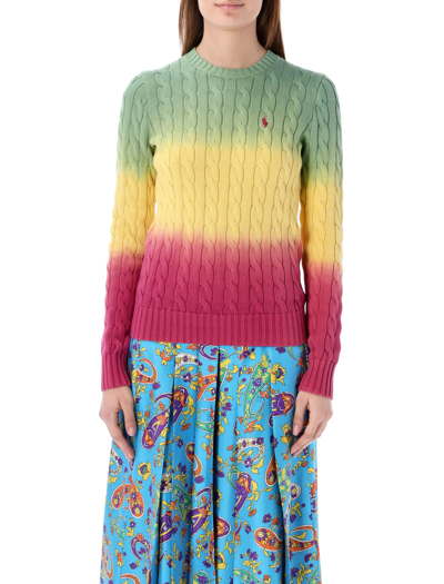 Shop Polo Ralph Lauren Tie-dye Sweater In Multicolor