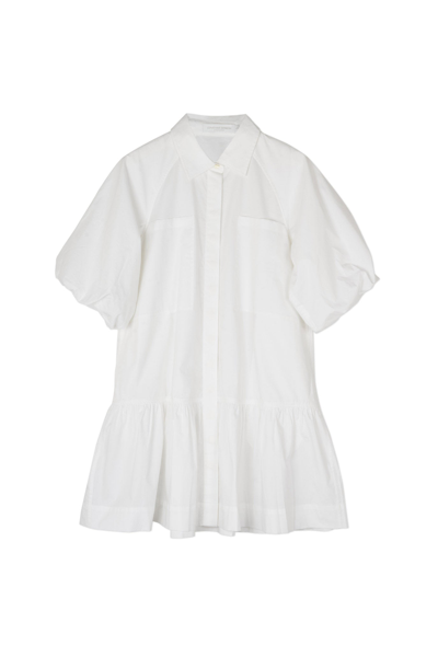 Shop Crissy Poplin Dress Crissy Shirt Dress In White