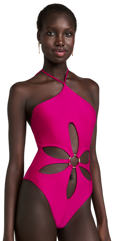 Cult Gaia Aster Cutout One piece Swimsuit In Bloom ModeSens