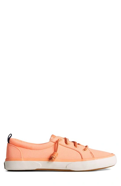 Shop Sperry Top-sider Pier Wave Seacycled Sneaker In Peach