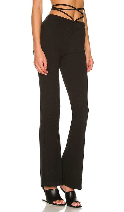 Superdown Regan Tie Strap Pant In Black