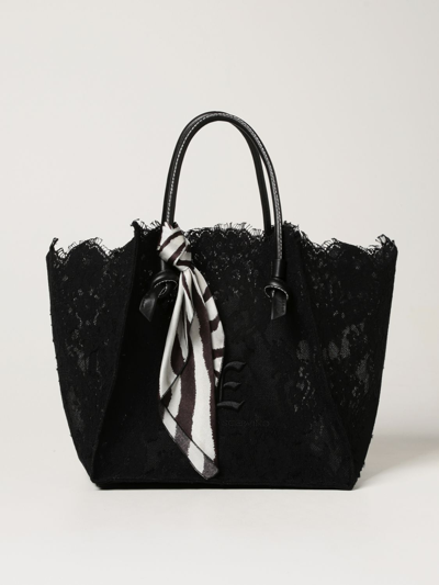 Shop Ermanno Scervino Tote Bags  Women In Black
