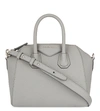 Givenchy Antigona Medium Soft-grained Leather Tote In Pearl Grey