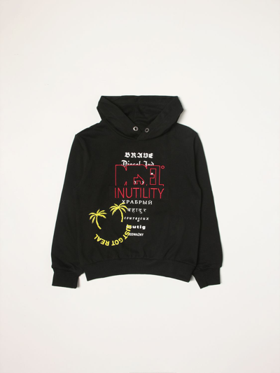 Shop Diesel Summerb4 Over  Sweatshirt In Cotton With Logo In Black