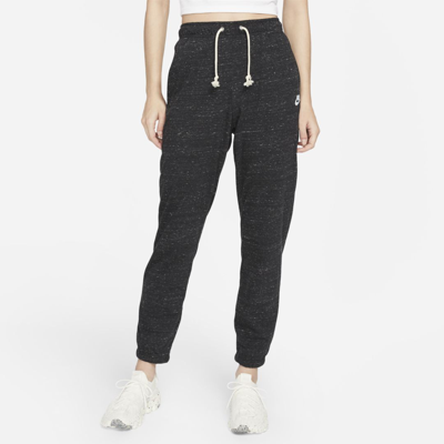 Shop Nike Women's  Sportswear Gym Vintage Pants In Black