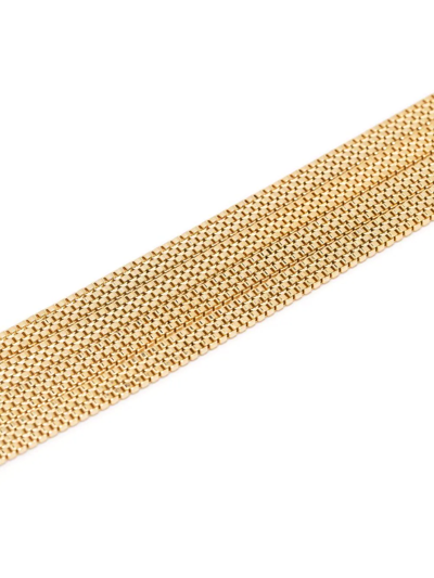 Shop Wouters & Hendrix Serpentine Chain Cuff Bracelet In Gold