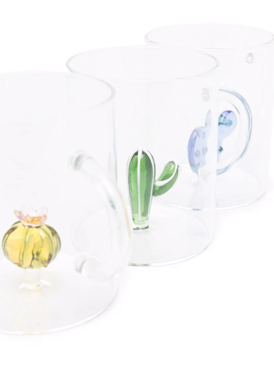 Shop Ichendorf Milano Desert Plants Mug Set Of 3 In Weiss