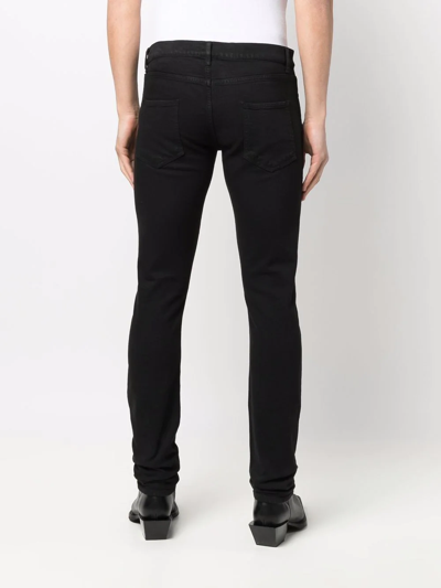 Shop Alyx Dark-wash Skinny-cut Jeans In Black